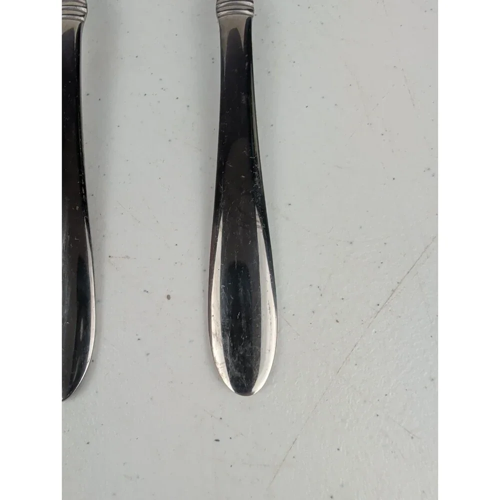 Oneida Banbury Stainless Flatware Lot Of 3 Large Serving Spoons 8.5